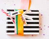 Confetti + Personalized Pennant Flag Gift Topper Kit | Gift Toppers